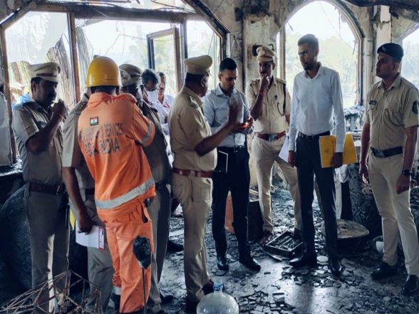 India News | Goa Club Fire: Inquiry Committee Visits Damaged Site