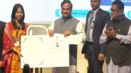 India News | Assam CM Presents Scooters to Students Under Dr. Banikanta Kakati Merit Award