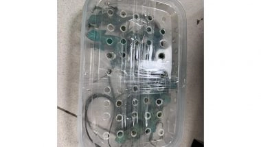 India News | Trichy Customs Arrest Passenger for Smuggling 48 Exotic Wildlife Species