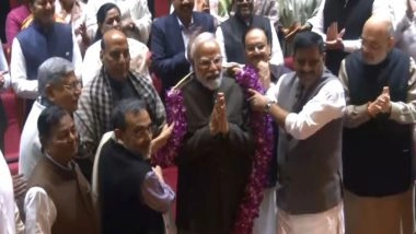 India News | NDA Leaders Felicitates PM Modi at NDA Parliamentary Meeting