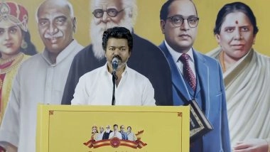 India News | TN: TVK Cadres Stopped at Border Ahead of Public Meeting; Heavy Security Deployment