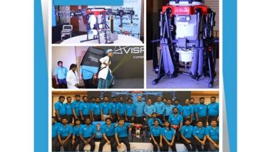 Business News | AvironiX Unveils AviSpray-10c, a Backpack-Sized Agricultural Spraying Drone for India's Precision Farming Sector