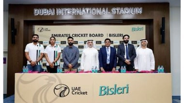 Business News | Bisleri Strengthens Its UAE Presence with a Strategic Three-year Hydration Partnership with the Emirates Cricket Board
