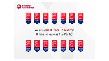 Business News | Rockwell Automation Asia Pacific Earns 2025 Great Place To Work Certification™