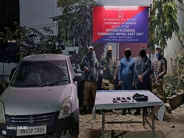 India News | Security Forces Nab Four Extortionists Linked to UNLF (PAMBEI) and SOREPA in Imphal West