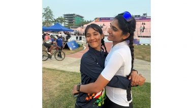 Sports News | From Being Written off to Beating India's Best at KIUG 2025: Inspiring Journey of Manipuri Cyclist Khoirom Rejiya Devi