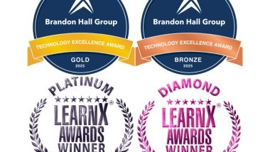 Business News | Excelsoft Technologies Secures Four Global Honours Across LearnX Live! and Brandon Hall Awards 2025