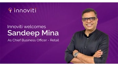 Business News | Innoviti Appoints Sandeep Mina As Chief Business Officer - Retail
