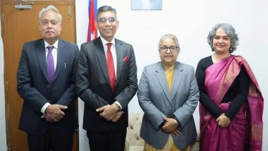 World News | Munu Mahawar Makes Courtesy Call on Interim Nepal PM, Affirm India's Support in Upcoming Election
