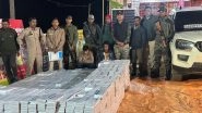 India News | Assam Rifles Busts Illicit Cigarette Racket in Cachar, Two Apprehended