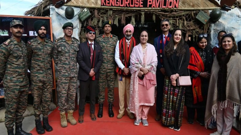 India News | Hornbill Festival 2025: IAF Chief AP Singh Visits Captain Kenguruse Pavillion
