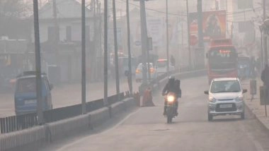 India News | J-K: Cold Wave Grips Srinagar as Temperature Falls to Zero