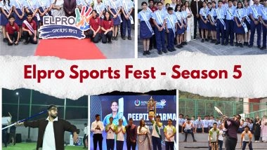 Business News | Elpro Sports Fest 2025: A Celebration of Joy, Unity & Sporting Spirit