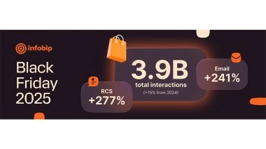 Business News | Infobip Reports Record Black Friday Interactions as Retailers Accelerate Shift to Richer Customer Experiences