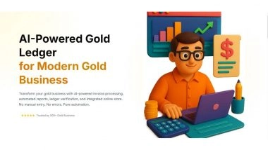 Business News | SocioLedger Launches India's Most Advanced AI ERP for Gold & Silver Jewellery Businesses, Saving 50% of Daily Workload