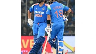 Sports News | Kohli Closes in on Top Spot, Indian Batting Sensation Rises to No. 2 in ICC ODI Rankings; Rohit Holds Firm at No. 1