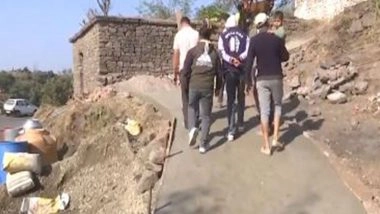 India News | J-K: Locals Rejoice at Road Connectivity to Rajouri's Manjakote Near LoC