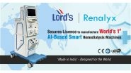 Business News | Lords Mark Renalyx Wins Licence to Make Class C World's First AI-Based Smart HemoDialysis Machines, Becomes World's 6th CE-Certified Brand
