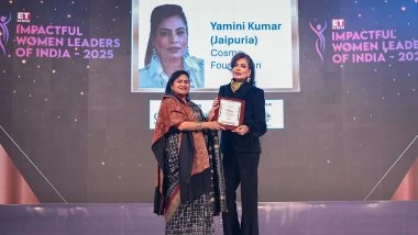 Business News | Cosmo Foundation Leadership Honoured at ET NOW's Impactful Women Leaders of India 2025