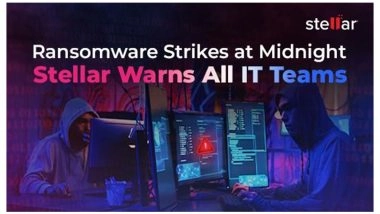 Business News | Midnight Ransomware Attacks Surge in 2025: Stellar Data Recovery Experts Warn CIOs, CISOs & IT Teams to Strengthen Their Defences