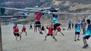 Sports News | Op Sadhbhavna: Indian Army Promotes Unity Through Sports with Volleyball Match at Manigong