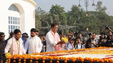 India News | Assam CM Inaugurates Swahid Smarak Kshetra, Pays Tributes to Assam Movement Martyrs