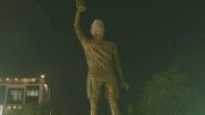 Sports News | Kolkata: 70-foot Iron Statue of Messi Unveiled, West Bengal Minister Touts It as World's Largest