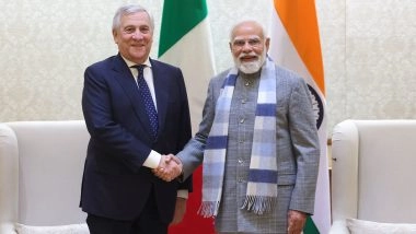 World News | PM Modi, Italy's Deputy PM Tajani Review Progress on Strategic Action Plan 2025-2029