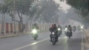 India News | Delhi-NCR Air Quality Improves Slightly, Remains in 'poor' Category; Layer of Smog Covers City