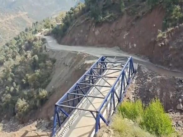 India News | J-K: New Steel Bridge to Provide Relief to Commuters in Ramban District