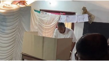 India News | Kerala CM Pinarayi Vijayan Casts Vote for Kerala Local Body Elections