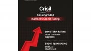 Business News | KARAM Safety Secures CRISIL Ratings Upgrade to 'CRISIL A+/Stable'; Short-Term Rating Reaffirmed at 'CRISIL A1'