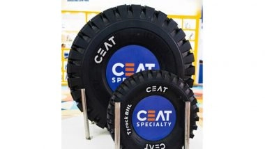 Business News | CEAT Specialty Displays Innovative OTR Tyres & Launches New TYROCK BHL for Tough Terrains at EXCON 2025