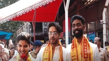 Entertainment News | Mumbai: 'Bigg Boss 19' Winner Gaurav Khanna Offers Prayers at Siddhivinayak Temple on Birthday; Co-contestants Pranit More, Mridul Tiwari Join Him