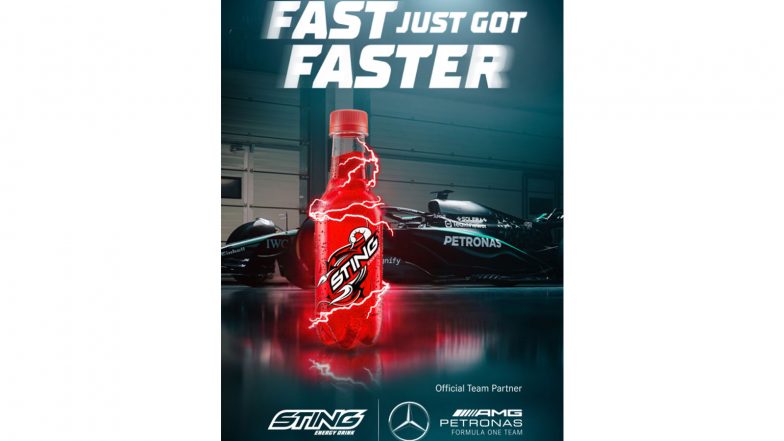 Business News | Blink and You'll Miss It: Sting Energy Drops a 2-second Ad with Mercedes-AMG PETRONAS F1 Team