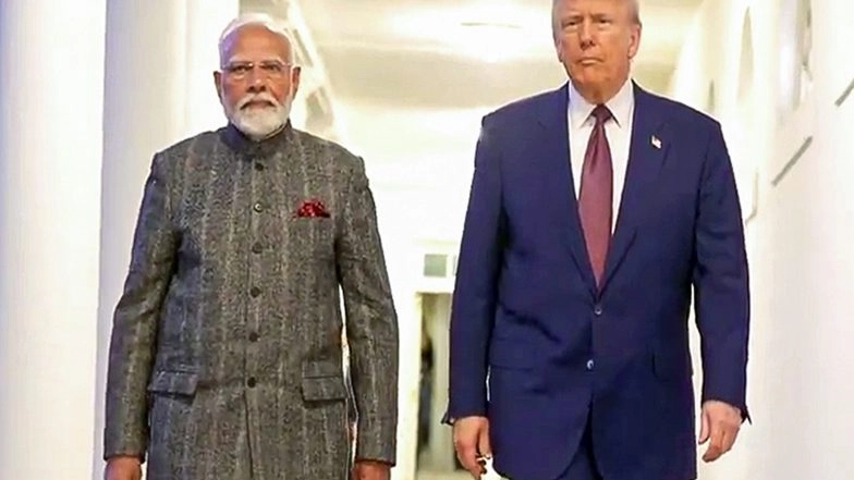 World News | PM Modi Speaks with President Trump, Leaders Underline Importance of Sustaining Momentum in Efforts to Enhance Bilateral Trade