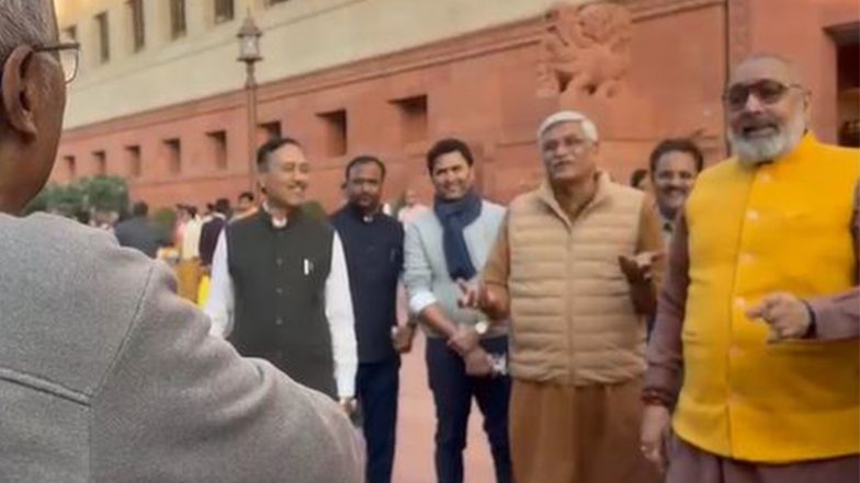India News | Anurag Thakur Accuses TMC MP of Vaping in House; Union Ministers Disagree with Saugata Roy