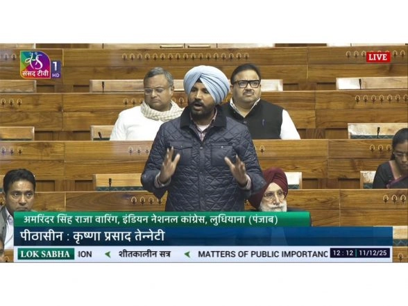 India News | Atmosphere of Fear Prevails in Punjab; Gangsters Issuing Threats from Jails, Abroad: Warring in Lok Sabha