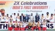 Business News | Chandigarh University Becomes 1st University in India to Win Khelo India University Games for 2 Years in a Row, Creates History