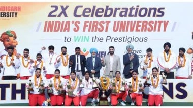 Business News | Chandigarh University Becomes 1st University in India to Win Khelo India University Games for 2 Years in a Row, Creates History