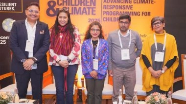 Business News | Terre Des Hommes India Organises 'Children and Climate 2025', Calls for Integrated Child-Responsive Climate Action