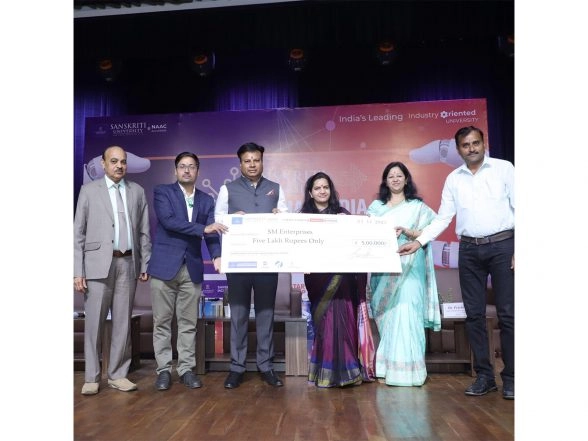 Business News | Manthan India: Industry-Tech Conclave 2025 Ignites Innovation at NAAC Accredited Sanskriti University, Mathura