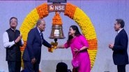Business News | India Today Group Rings Ceremonial Bell at NSE to Celebrate 50 Years