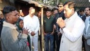 India News | Sarbananda Sonowal Visits Bereaved Families in Tinsukia, Reviews Rescue Efforts After Anjaw Tragedy