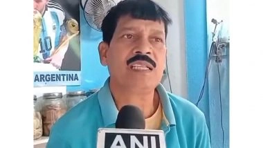 Sports News | Ichapur Tea Seller Paints House in Argentina Colours, Set to Meet Messi in Kolkata