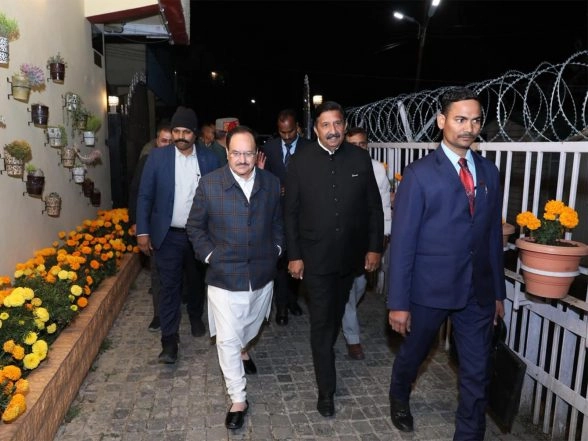 India News | JP Nadda's Courtesy Call to HP Deputy CM Sparks Political Buzz After Agnihotri's Fiery Speech