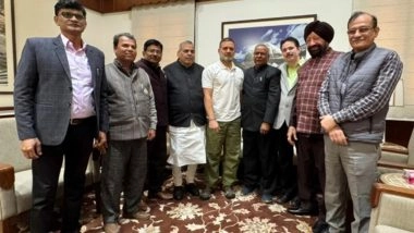 India News | LoP Rahul Gandhi Meets Workers' Unions, Flags Labour Codes Concerns