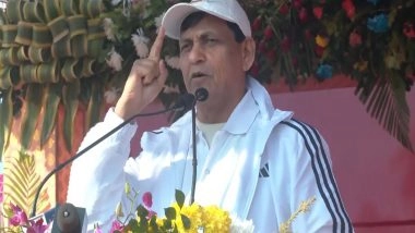 India News | Bihar: MoS Home Affairs Nityanad Rai Attends Border Unity Run 2025 on 62nd Raising Day