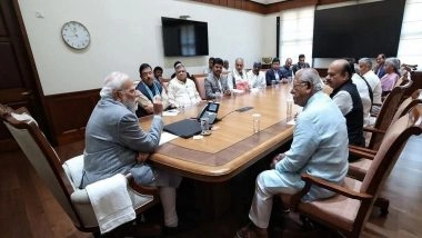 India News | Karnataka BJP MPs Hold Meeting with PM Modi, Discuss People-centric Governance