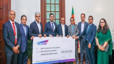 World News | CWIT Contributes LKR 100 Million Towards Rebuilding Sri Lanka After Cyclone Ditwah
